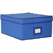 Canvas Storage Box, Navy/Blue
