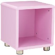 Mini Malibu Bedside Table, Pink