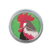 Funky Rooster Wall Clock