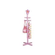 Pink Flower Coat Stand