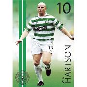 Celtic Fc Poster ‘John Hartson’ Design Maxi SP0229