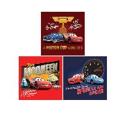 Disney Cars Wall Stickers Art Squares 3 Large Pieces