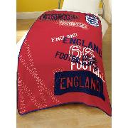 England Fc Red 66 Printed Fleece Blanket