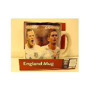 England Football Rooney Beckham Mug