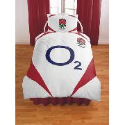 England Rugby Rfu O2 Duvet Cover and Pillowcase Bedding