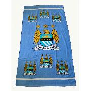 Manchester City Football Beach Bath Towel Large