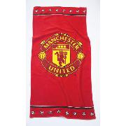 Manchester United Fc Border Printed Towel