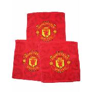 Manchester United Fc Face Cloths x 3