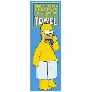 Simpsons Door Poster 'Towel' Design DP0026