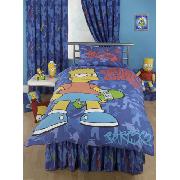 Simpsons Duvet Cover and Pillowcase Bart Simpson ‘Camo’ Design Bedding