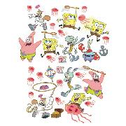 Spongebob Squarepants Wall Stickers Stikarounds 33 Pieces