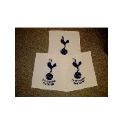 Tottenham Hotspur Fc Spurs Face Cloths White x 3