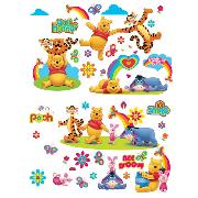 Winnie the Pooh Wall Stickers Stikarounds Pooh Licious Design 38 Pieces
