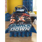 Wwe Smackdown Wrestling Duvet Cover and Pillowcase Bedding