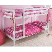 2ft 6In Whitewash Bunk Bed