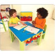 Wooden Play Table and Chairs