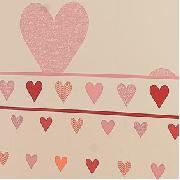 Hearts Wallpaper Border
