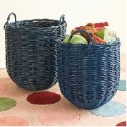 Rattan Storage Baskets (Set of 2)