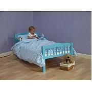 Saplings Junior Bed and Sprung Mattress Blue