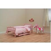 Saplings Junior Bed and Sprung Mattress Pink
