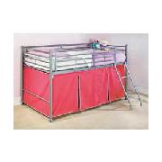 Silver Mid Sleeper with Pink Tent