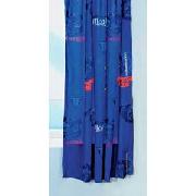 Transformers Pair of 66 x 54In Unlined Curtains - Navy