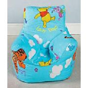 Winnie the Pooh Bean Chair Cover - Blue