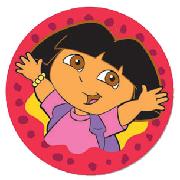 Dora the Explorer Pink Circular Rug