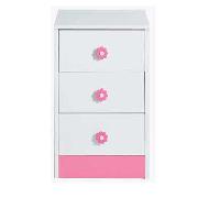 Flowers 3 Drawer Chest