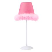Pink Feather Complete Lamp