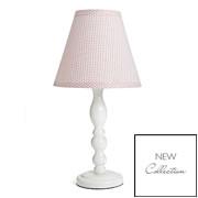 Pink Gingham Complete Lamp
