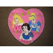 Disney Princesses Heart Shaped Rug