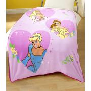 Disney Princesses Hearts Fleece Blanket