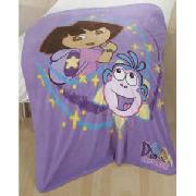 Dora the Explorer Lilac Swirl Fleece Blanket