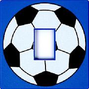 Football Blue Light Switch Cover