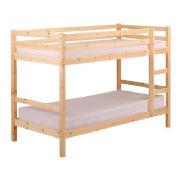 Pine Ranch Twin Bunk Bed Including 2 x 3ft Mattress