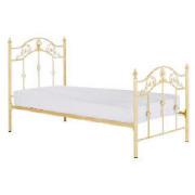 Trinity Single Bedstead, Cream and Gold Effect